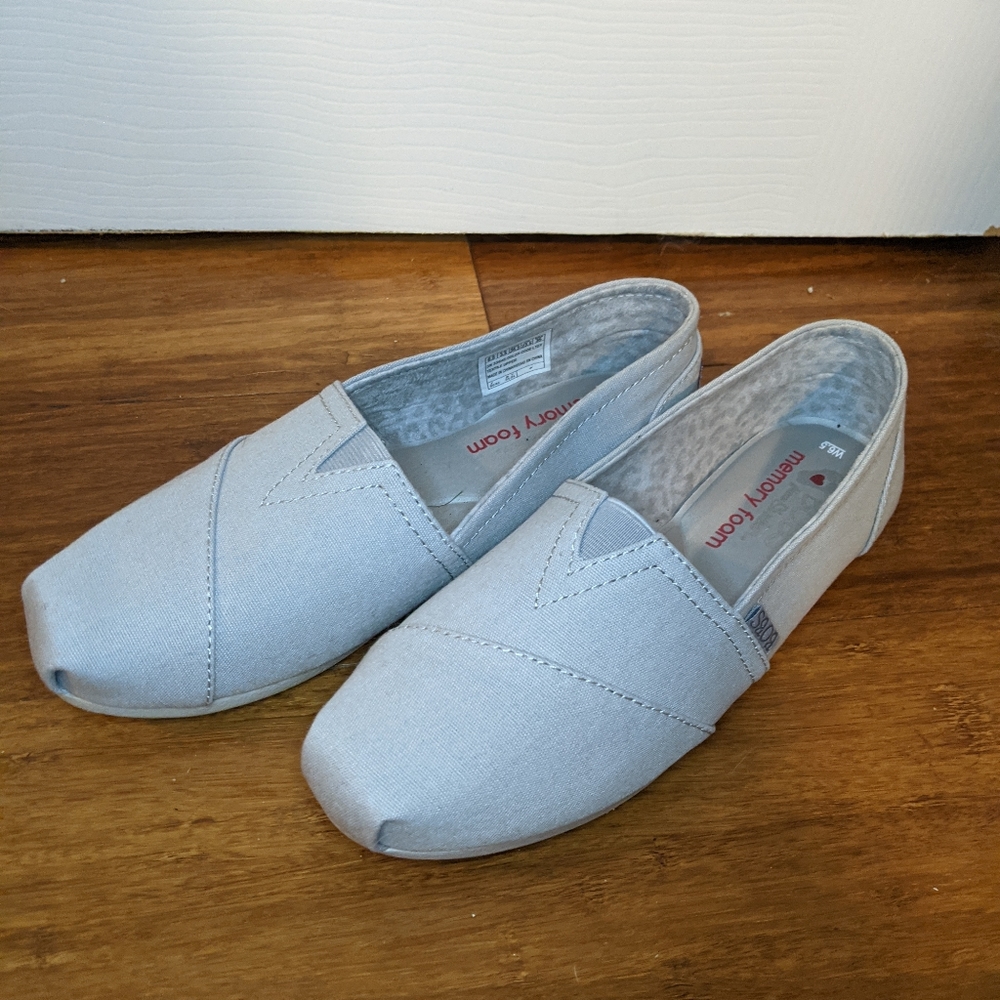 Bob's by Skechers Light Grey Flat